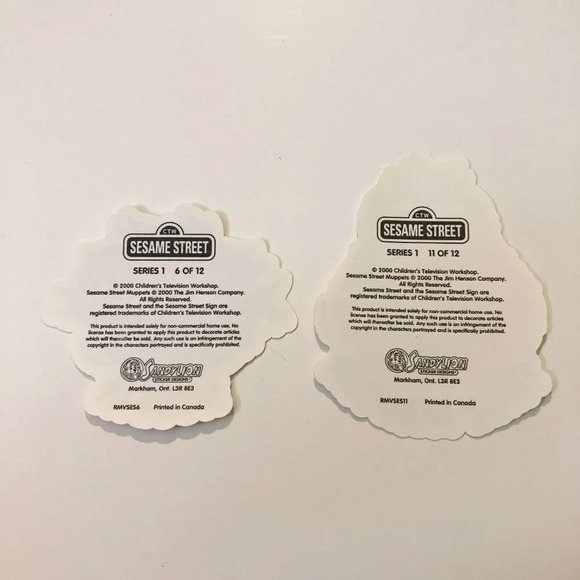2000 Sesame Street  Sandylion Stickers Bert Grover Ernie Count Rosita Telly - Picture 3 of 7